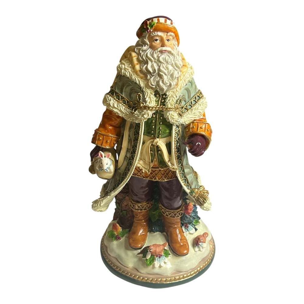 Fitz and Floyd Clairmont Santa Claus Musical Figurine Deck the Halls